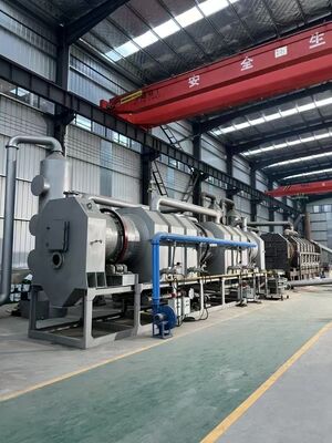 ประหยัดพลังงาน เตาเผาผิงบีโอมาสซ่าต่อเนื่องที่มีความยั่งยืนสําหรับขยะการเกษตร