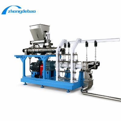 500kg/h Twin Screw Wet Extruder for Fish Feed Production Line